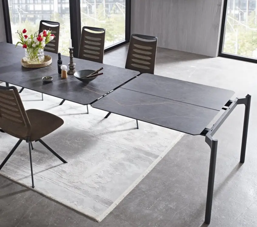 Venjakob Esstisch Mio Plus Dekton Laurent ca. 190(290)x75x90 cm