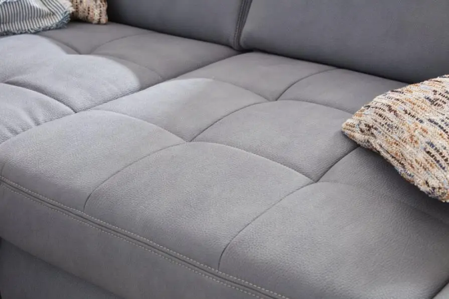 Megapol Garnitur MM-MP1110 Bezug Mammut steel, Schenkelmaß ca.299x260 cm