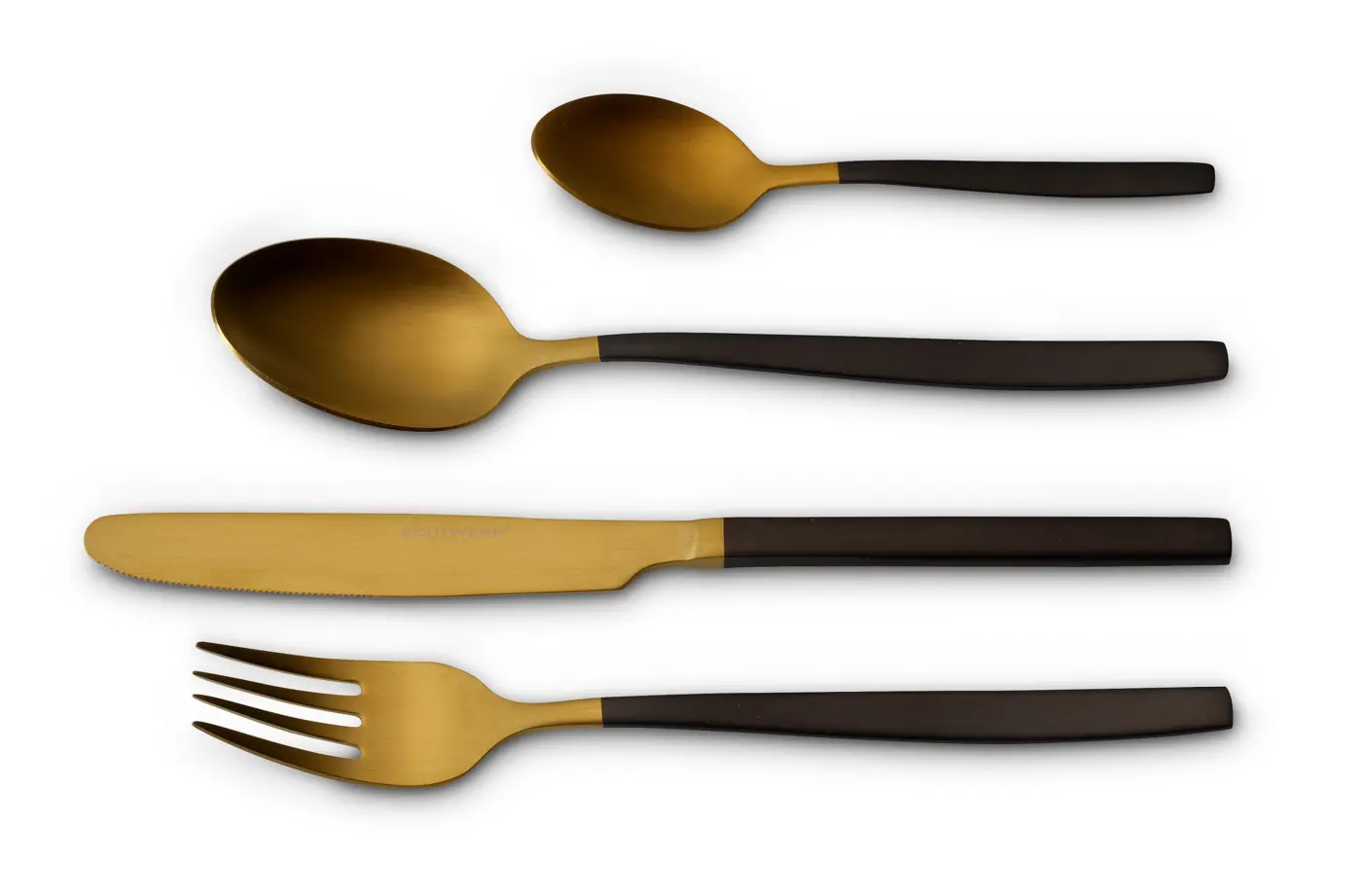 Creatable Tafelbesteck-Set, 24-tlg. MetallfarbenSchwarz