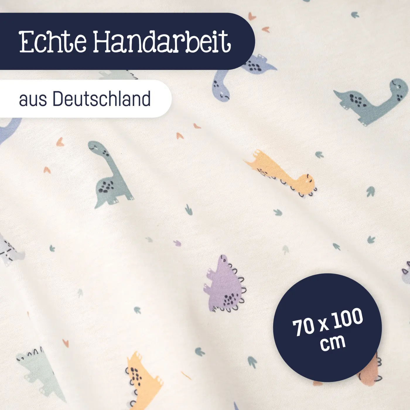 Zöllner Decke Jersey gefüttert Little Dinos