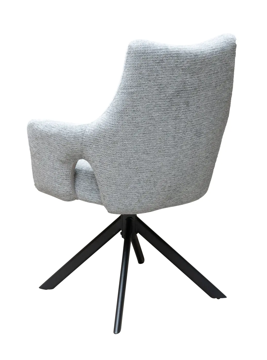 LC Wholesaler Armlehnenstuhl Livrono Hellgrau ca. 60x89x61 cm