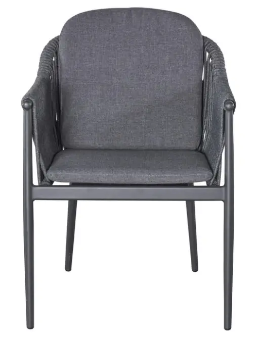 LC Garden Armlehnenstuhl Bari II Dunkelgrau 61x59x78.5 cm