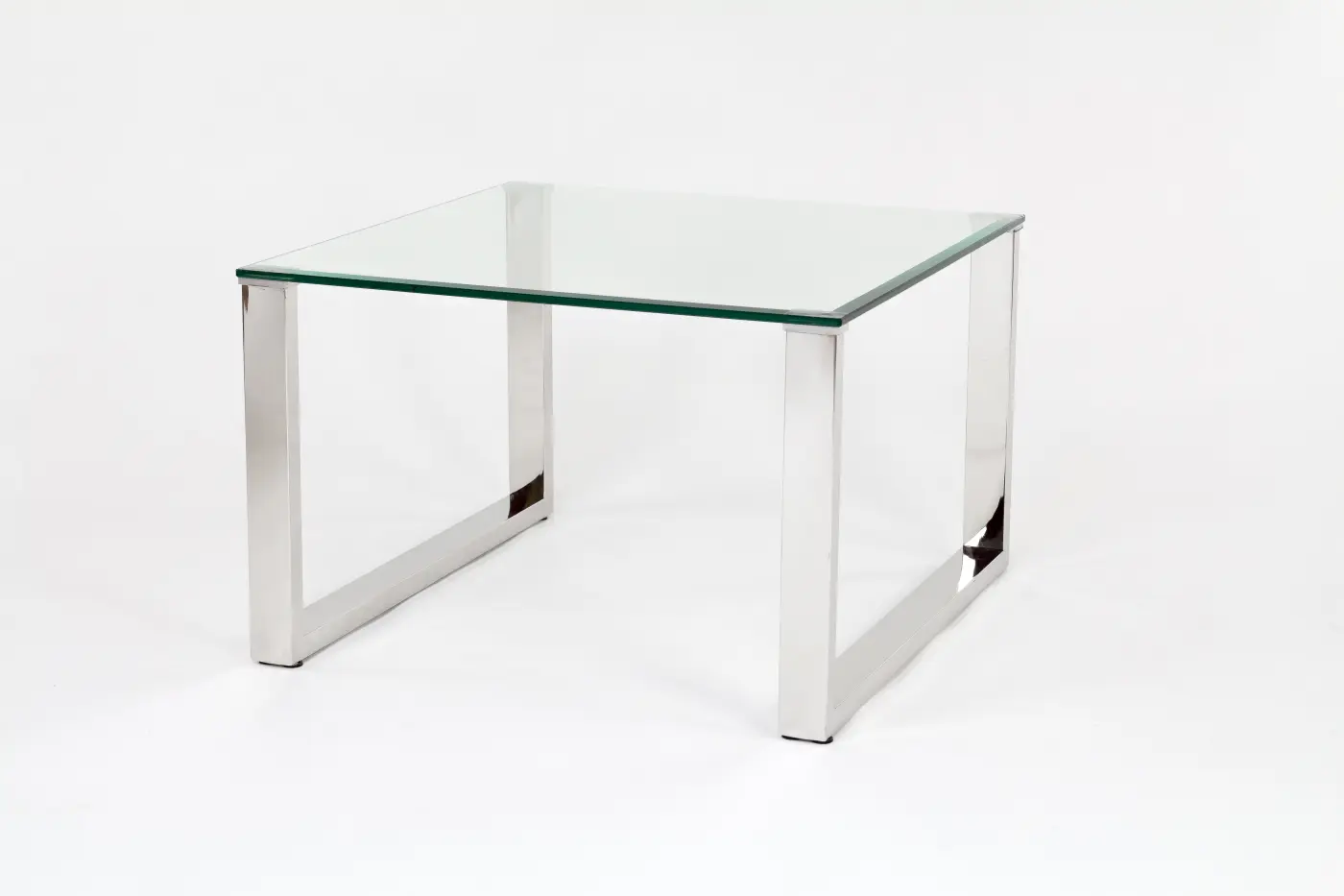 Concept Beistelltisch BT Hollo II Klarglas / Edelstahl