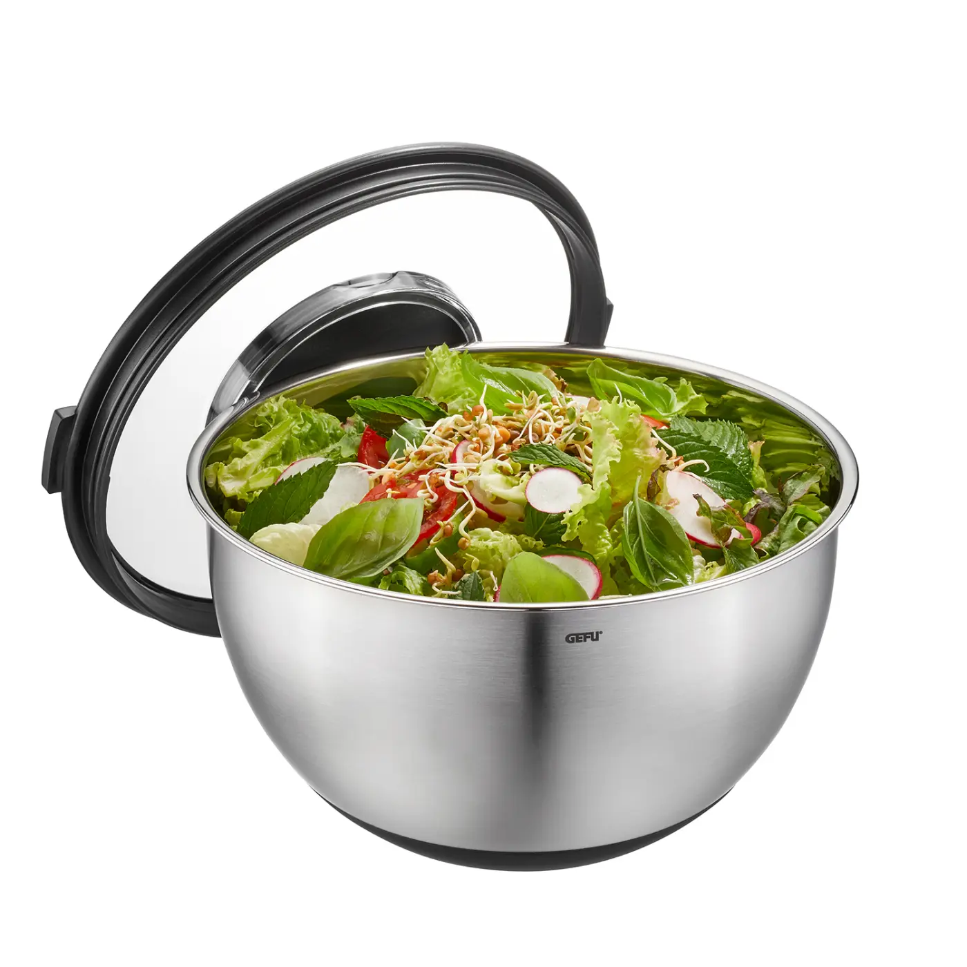 GEFU Schüssel-Set mit Spritzschutzdeckel