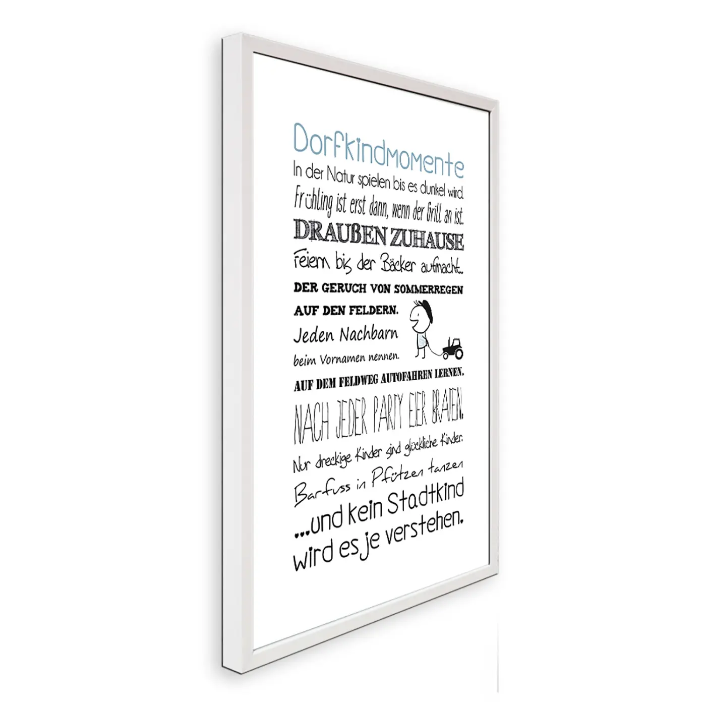 ars graphica Word-Art - Word-Art: Dorfkindmomente