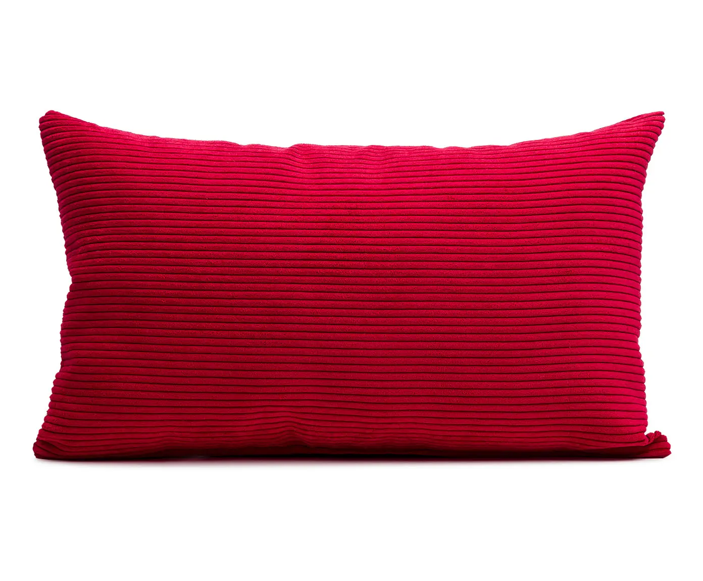 Gözze Capri Kissen Feincord-Optik 30x50 cm Rot