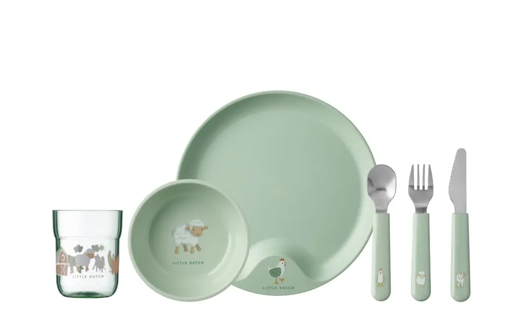 Mepal Kindergeschirr-Set 6-tlg. Little Farm