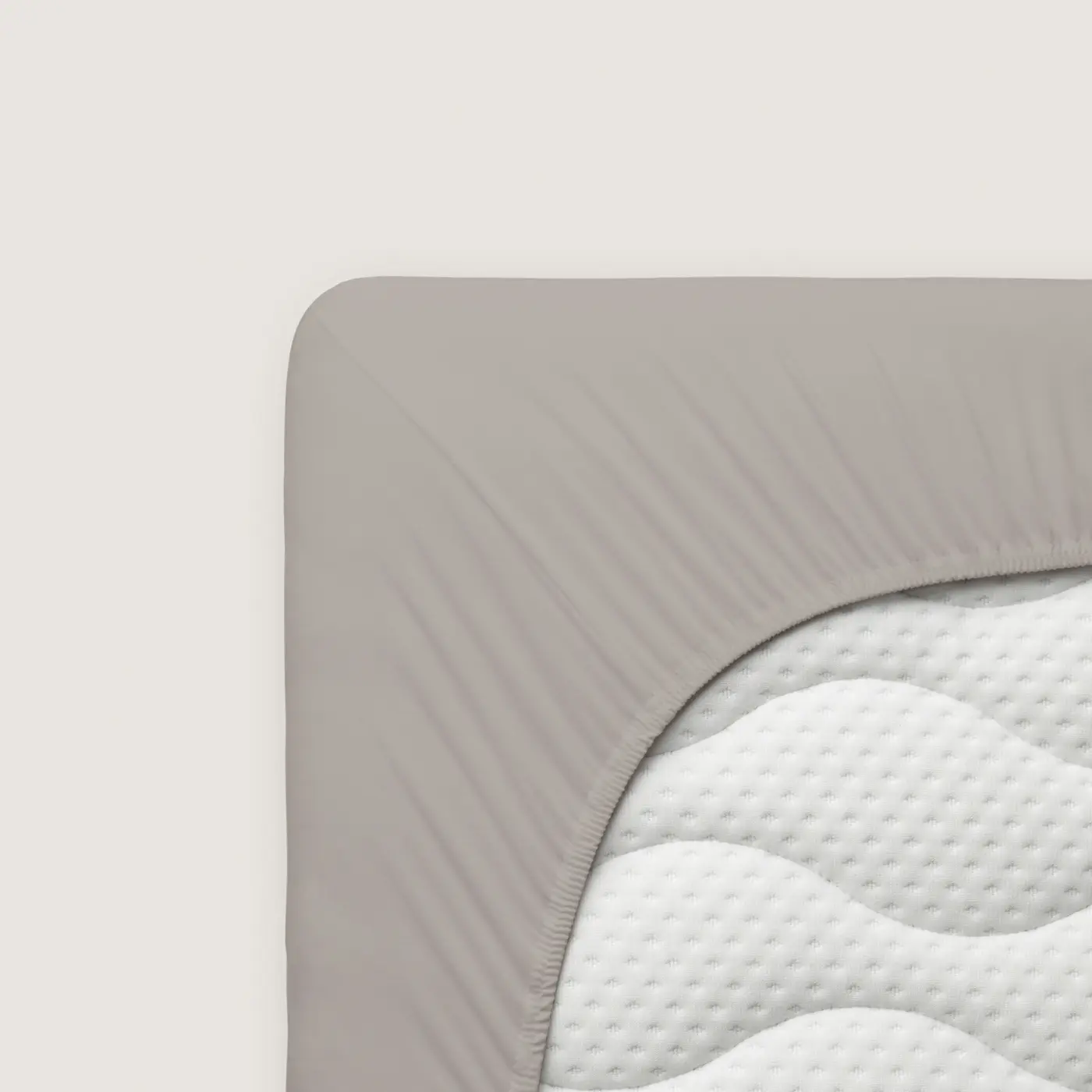 Schlafgut Spannbetttuch Pure 180x200-200x220 cm Sand Mid