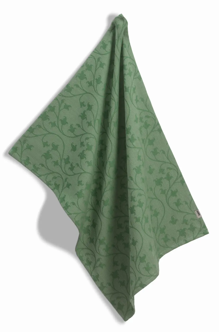 Kela Geschirrtuch Cora Grün Muster 70x50 cm