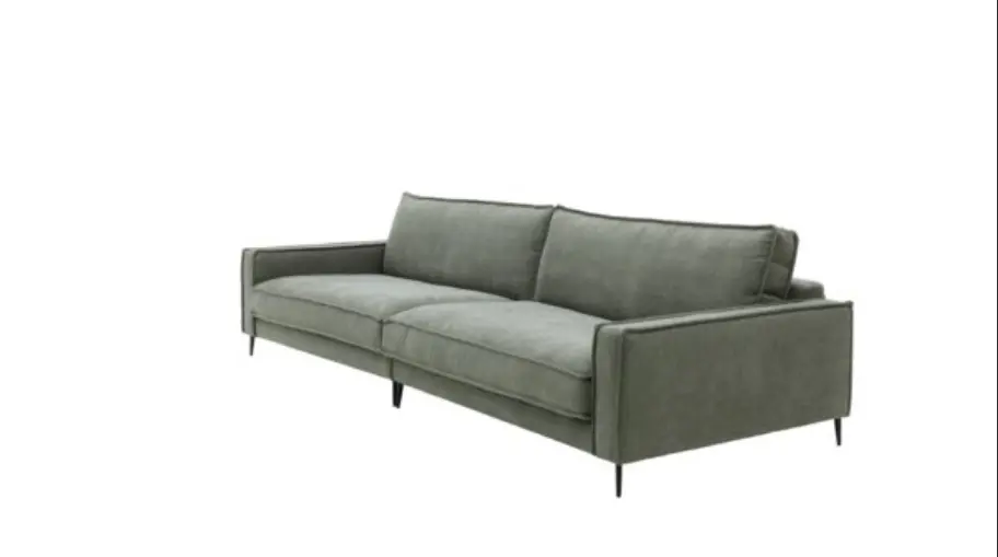 Roomio No. 4102 Garnitur 3-Sitzer, Yelda green ca. 312x125 cm 
