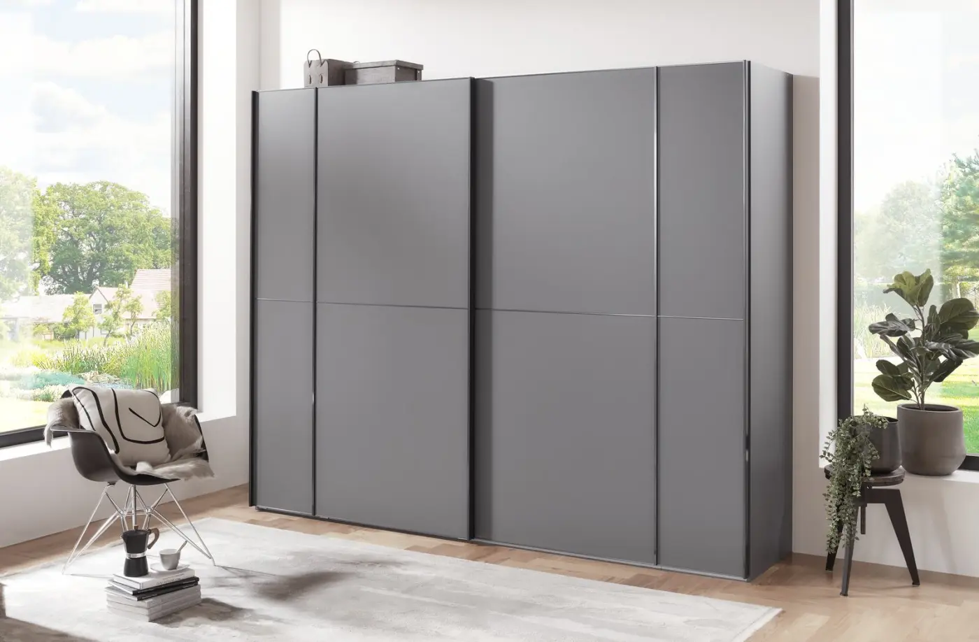 Staud Schwebetürenschrank Sonett 270x222x68 cm