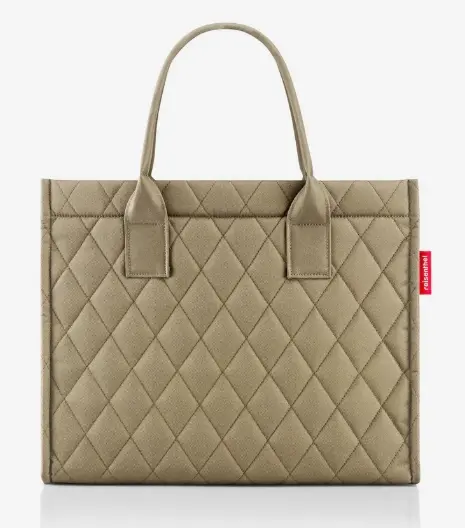 Reisenthel Daily Shopper Rhombus Olive ca. 42x35x17 cm
