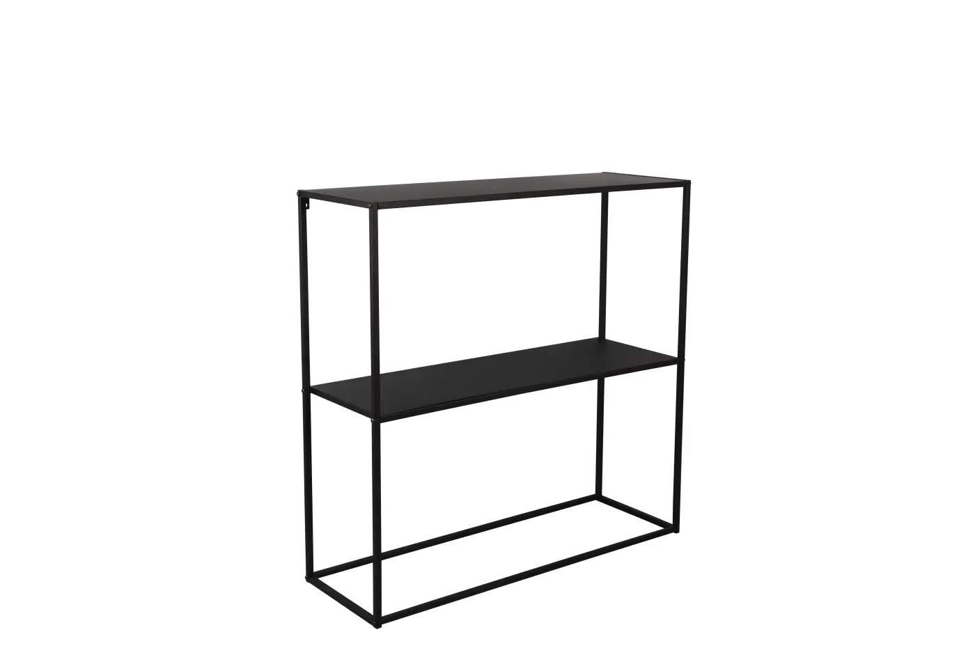 Mirrors & More Konsolentisch Metall schwarz ca. 80x80x27 cm