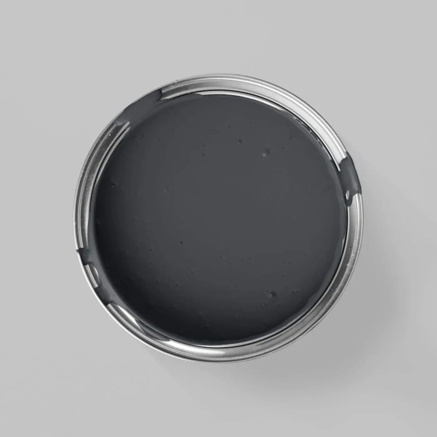MissPompadour Wandfarbe Schwarz mit Schiefer 2,5 L