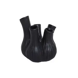 Hogewoning Vase Watrous 16cm Black