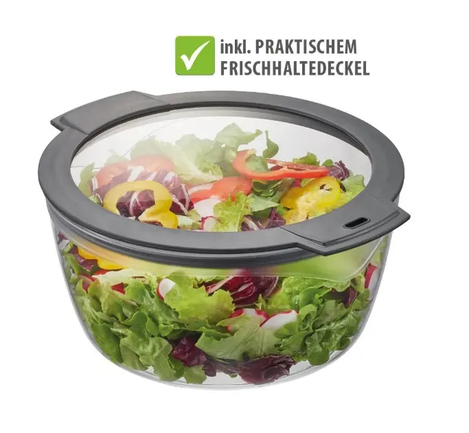 Gefu Salatschleuder Rotare mit Deckel 3-tlg. 25 cm Gefu Salatschleuder Rotare mit Deckel 3-tlg. 25 cm