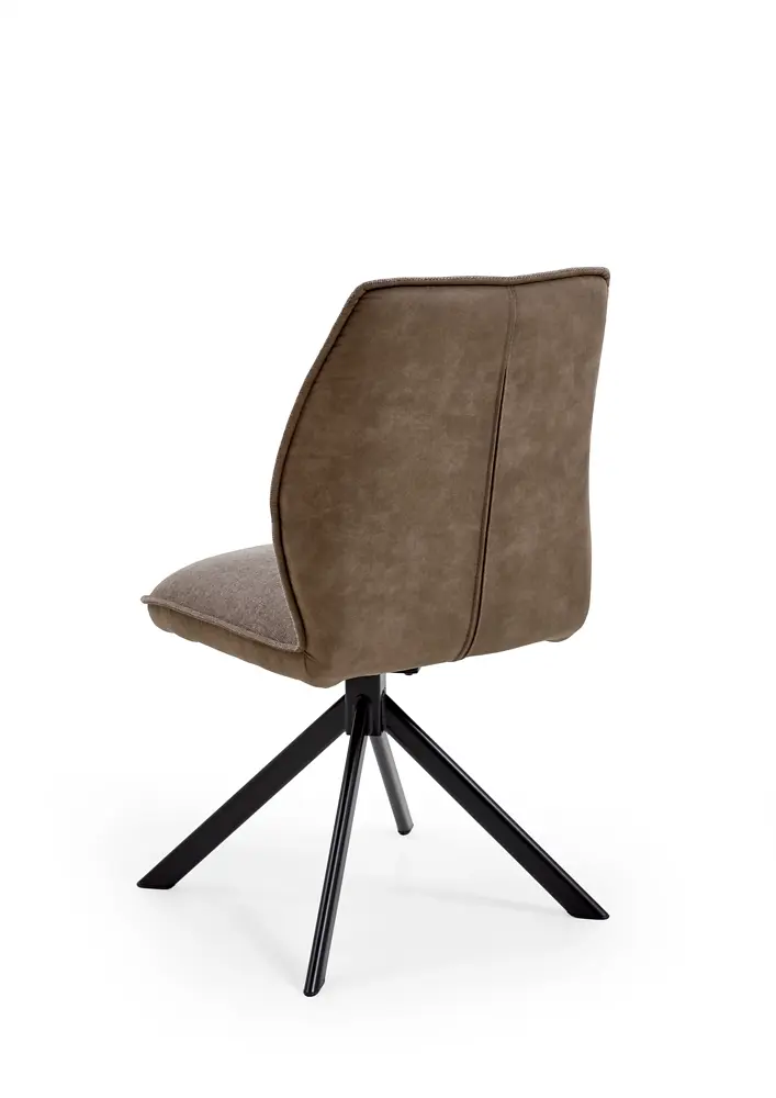Niehoff Stuhl Gent Taupe 180 Grad drehbar mit Rückholfunktion