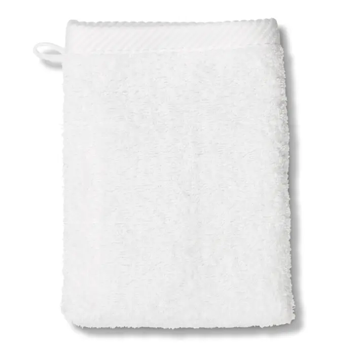 Kela Waschhandschuh Ladessa 15x21 cm Schneeweiß