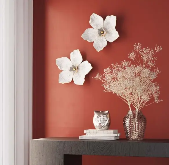 Kare Design Wandschmuck Orchidee Weiß