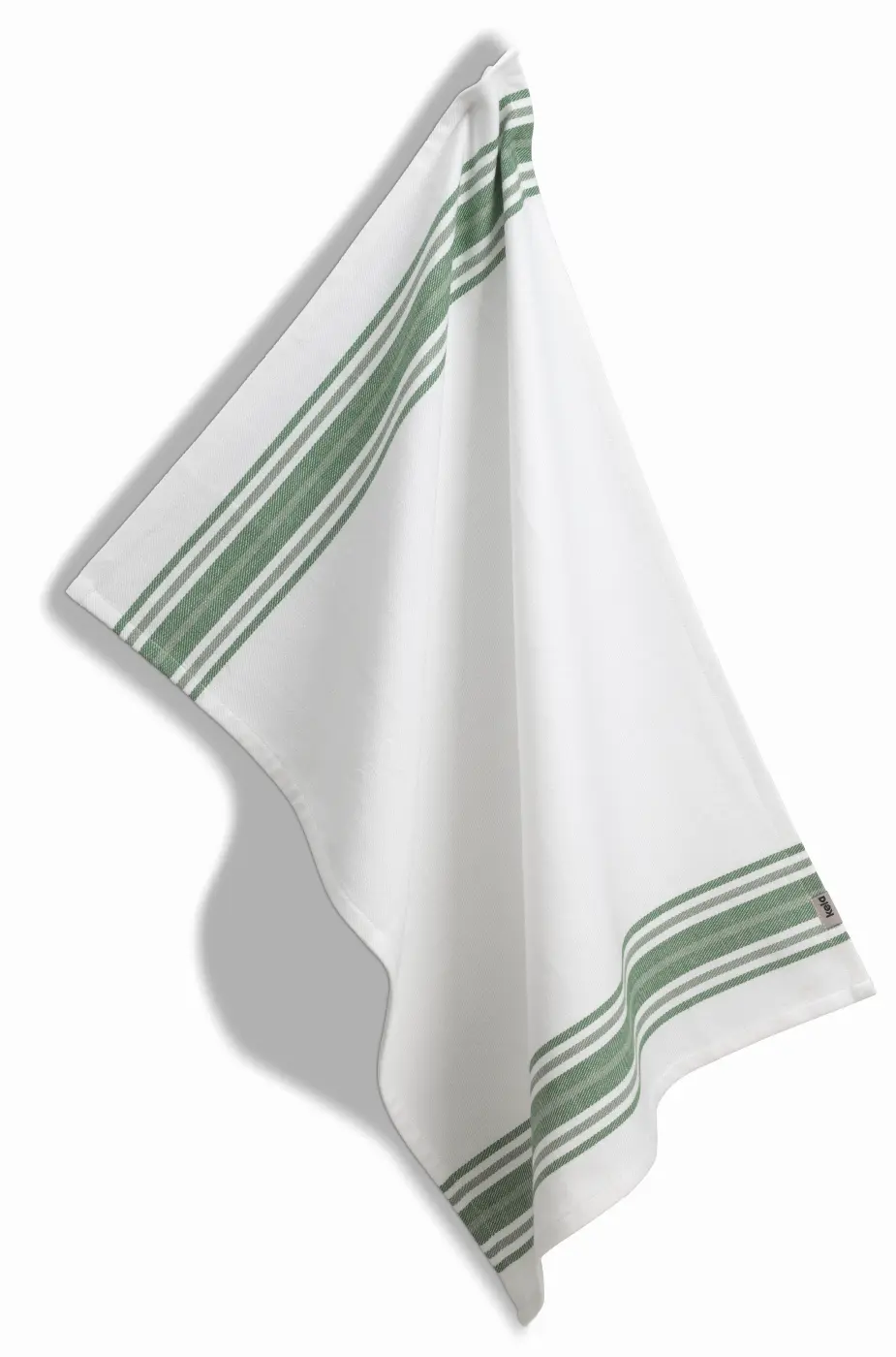 Kela Geschirrtücher Weiß/Grün 70x50 cm