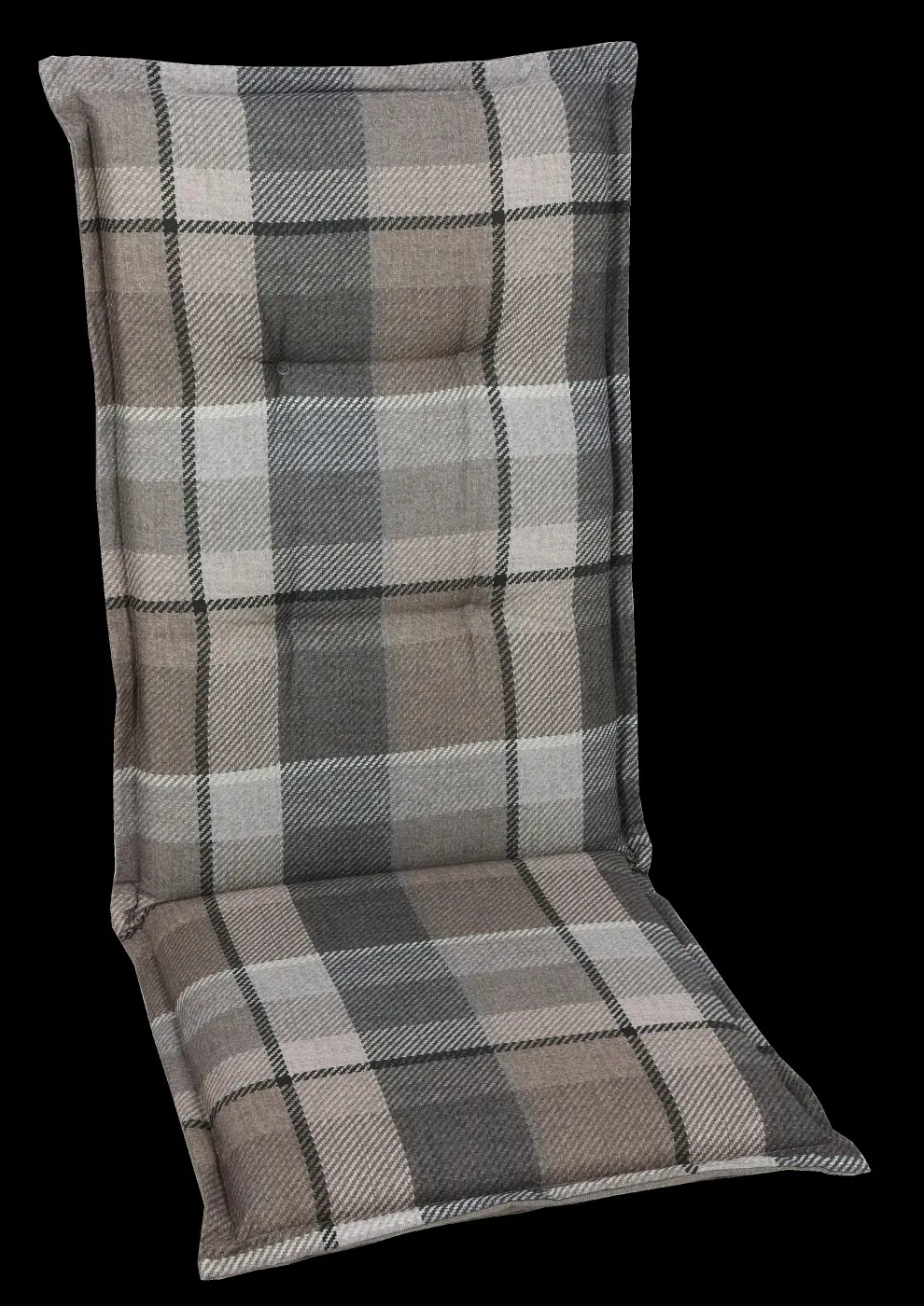 Go-De Sesselauflage hoch Grau ca. 120x50x6 cm