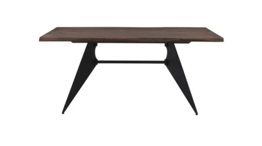 Interliving Tisch Mooreiche/Schwarz ca. 180x100 cm