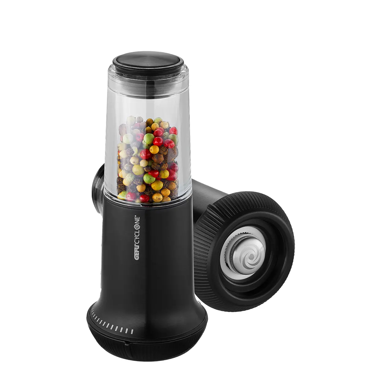 GEFU Salz- oder Pfeffermühle X-PLOSION®, schwarz 15 cm