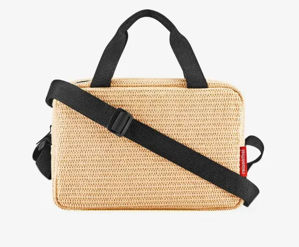 Reisenthel Coolerbag To-Go Raffia Black ca. 23.5x16x12 cm