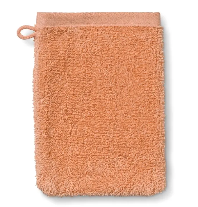 Kela Waschhandschuh Ladessa 15x21 cm Pfirsichrosa