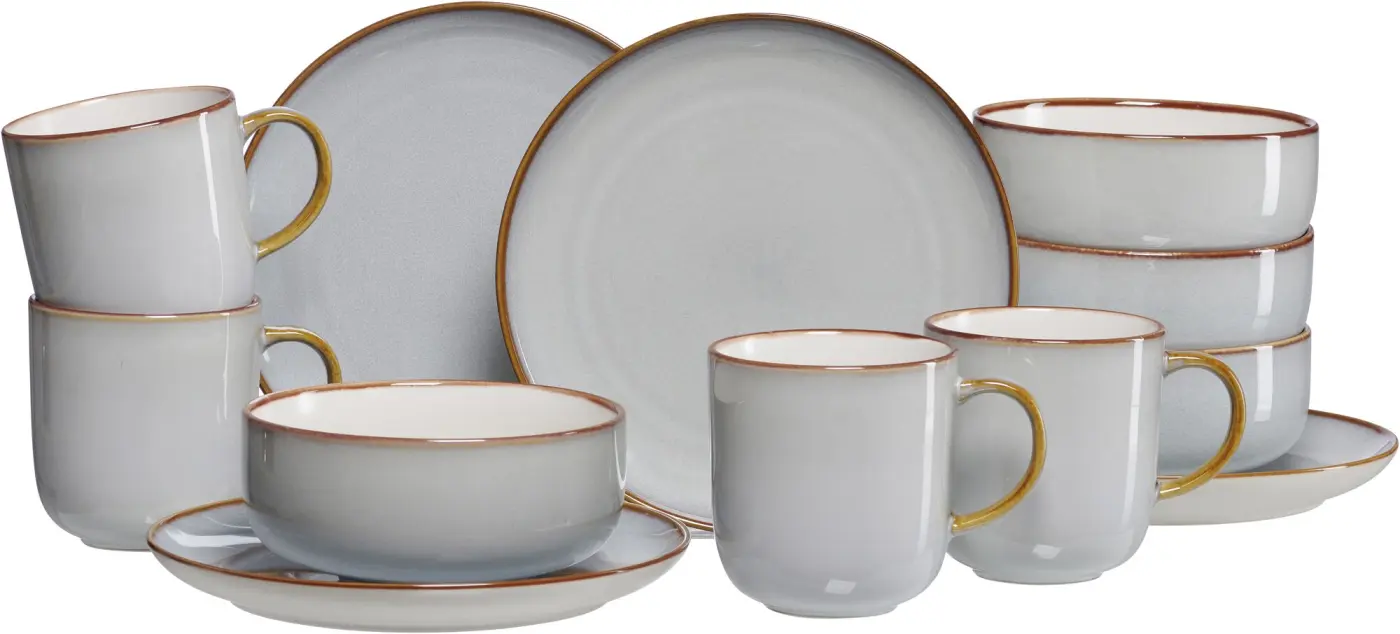 Ritzenhoff Frühstücksset Portofino 12-tlg. Grau