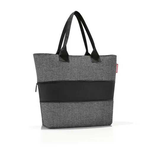 Reisenthel shopper e1 twist silver 50x26,5x16,5 cm