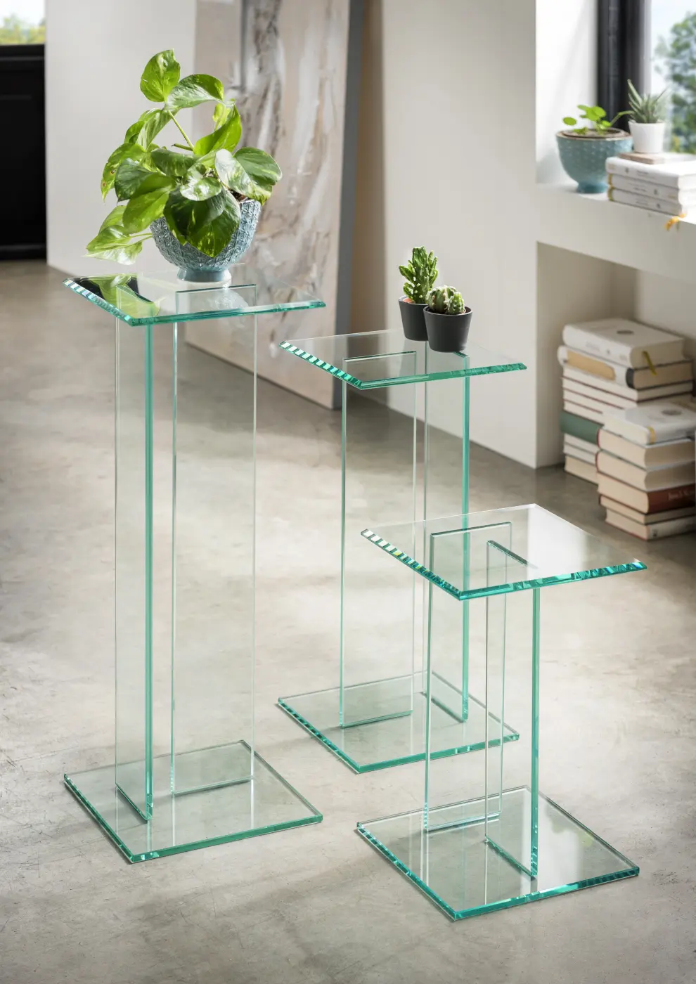 Concept Blumensäule Flower 71 Klarglas