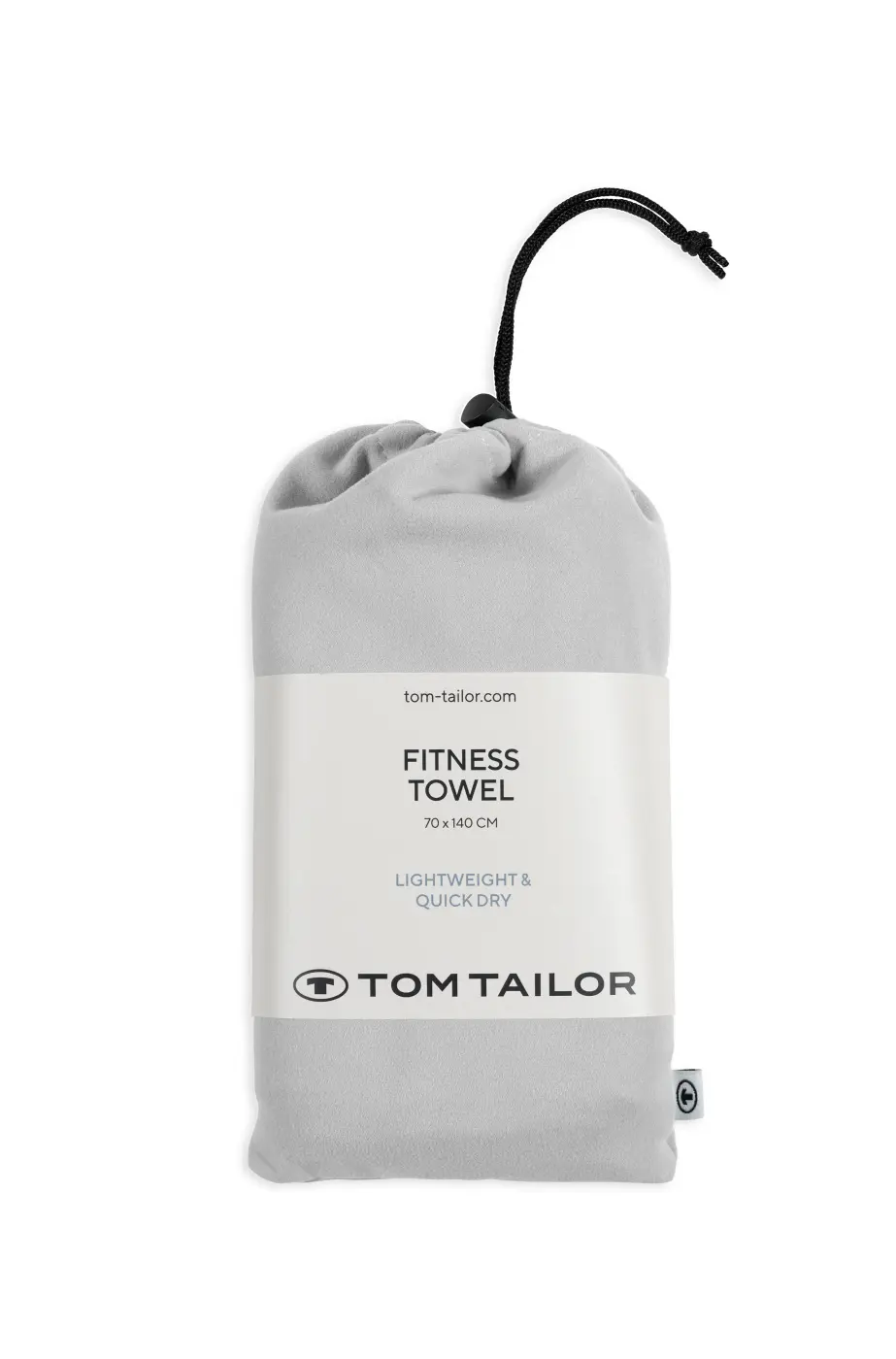 Tom Tailor Fitness Towel silver 1x 70x140 cm