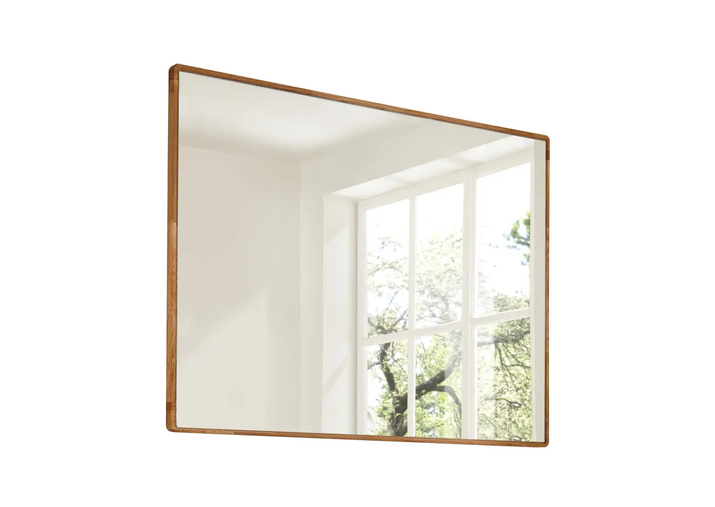 3S Frankenmöbel Spiegel KM-0663 Wildeiche geölt ca. 100x80x2 cm