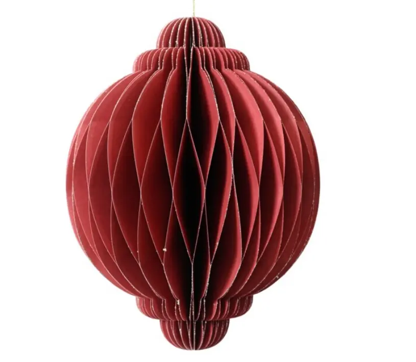 Kaemingk Zwiebel Papier rot 15 cm
