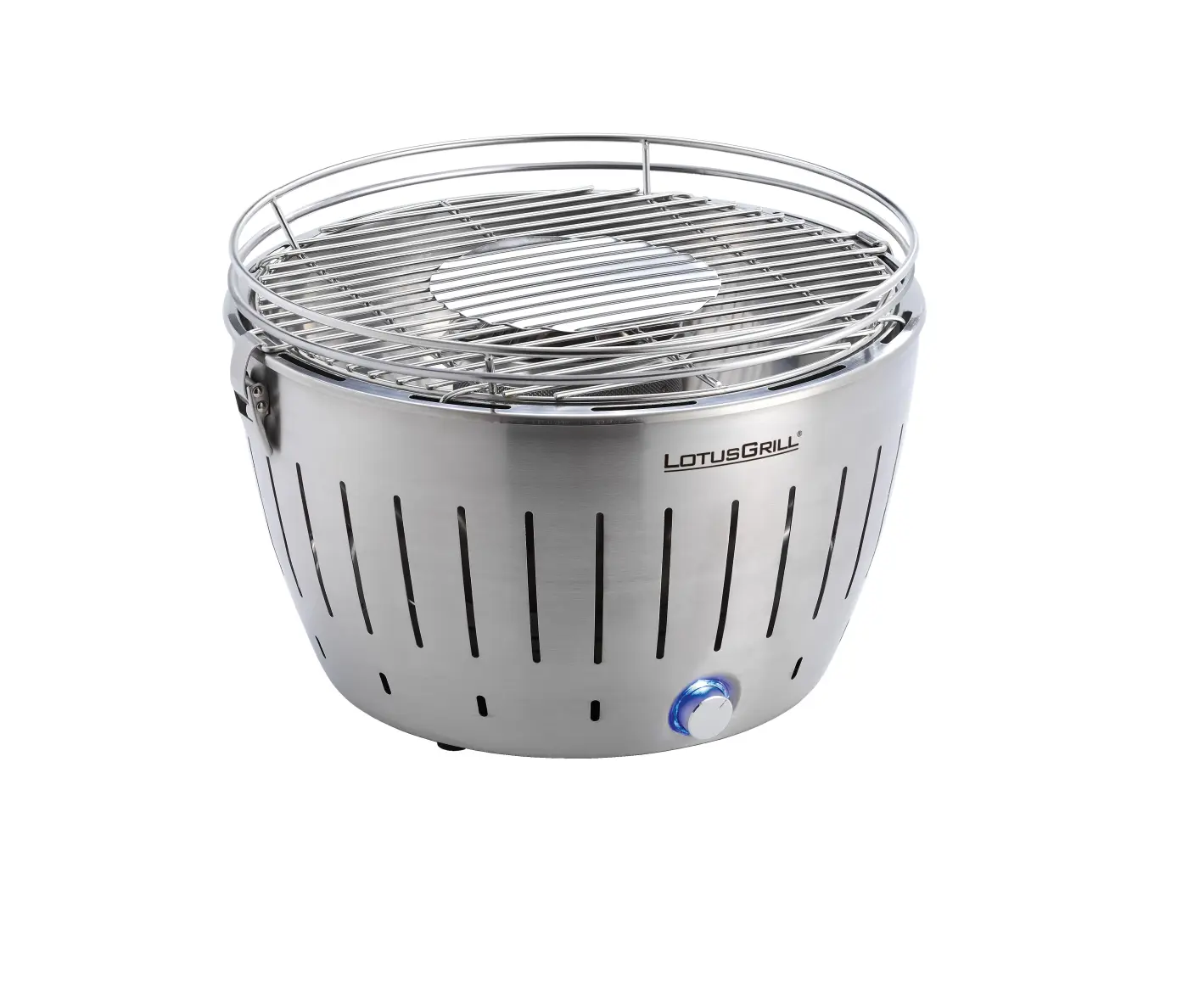 LotusGrill Tischgrill Classic GSS34P Edelstahl Holzkohle