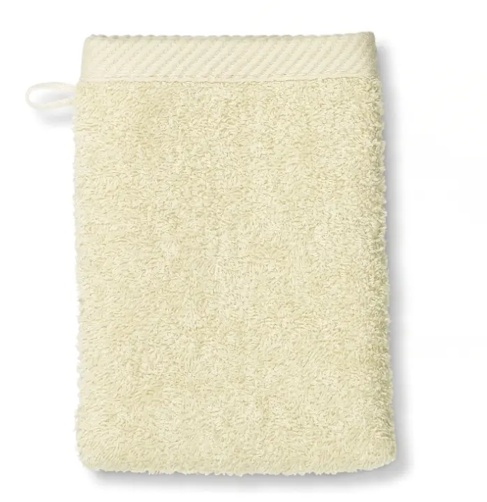 Kela Waschhandschuh Ladessa 15x21 cm Offwhite