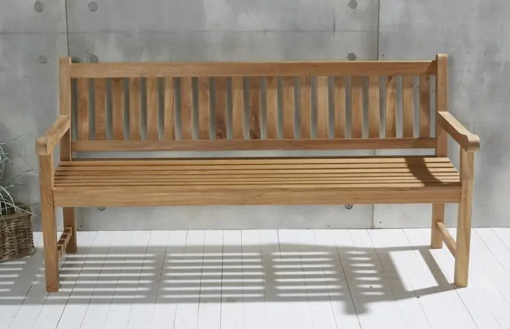 LC Garden Kampen Bank Teak 180x92x55 cm Teak Natur