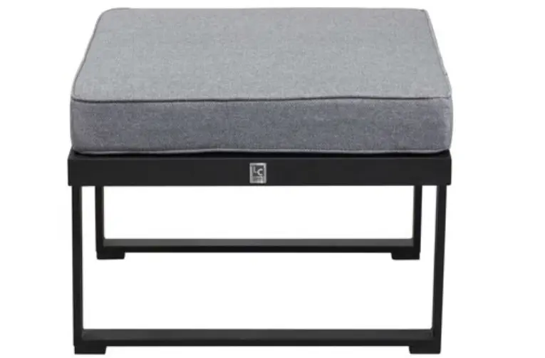 LC Garden Living-Hocker Sondrino Anthrazit ca. 60x59x43 cm