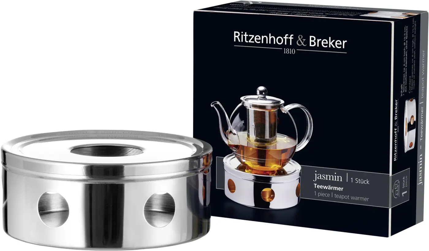 Ritzenhoff Stövchen Jasmin 15 cm Silber