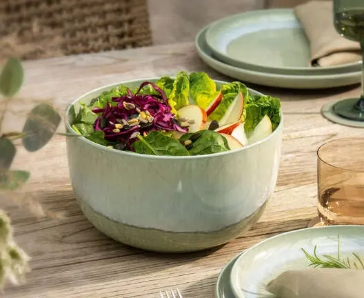 Villeroy & Boch Servierschüssel Alga Perlemor Grün 3,0 L