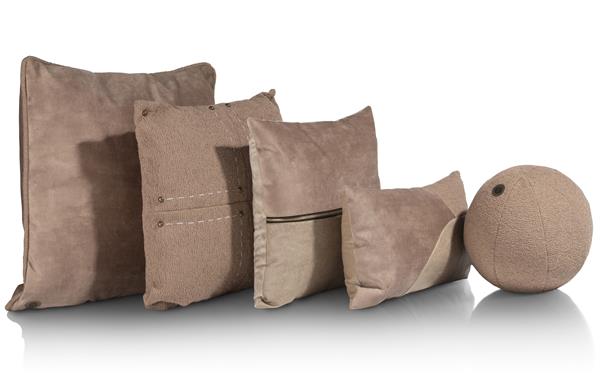 Timeless Kissenset 5-teilig - camel