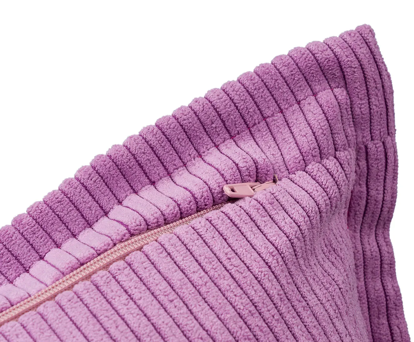 Gözze Capri Kissen Feincord-Optik Flieder 50x50 cm