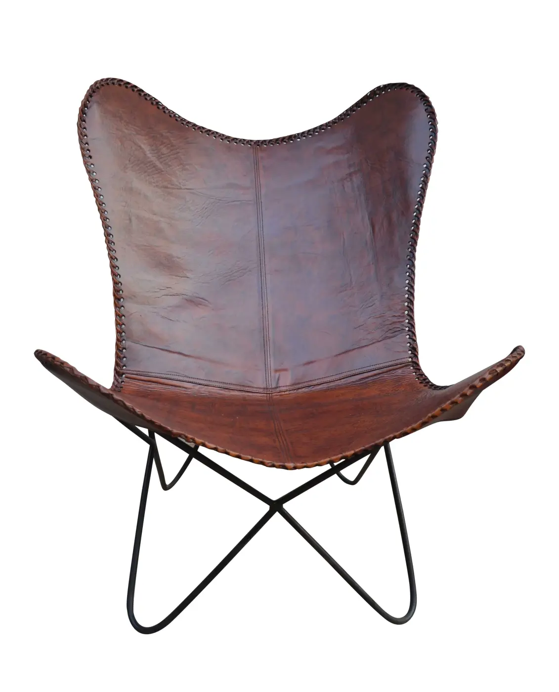 LC Garden Butterfly Ledersessel Braun ca. 70x90x75 cm 