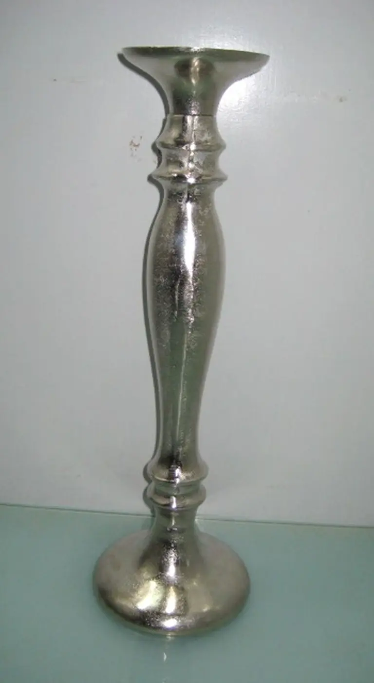 LC Garden 1 Kerzenständer Rohalu 39 cm silber