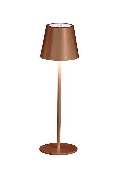 FH Lightning Tischleuchte Rostfarben