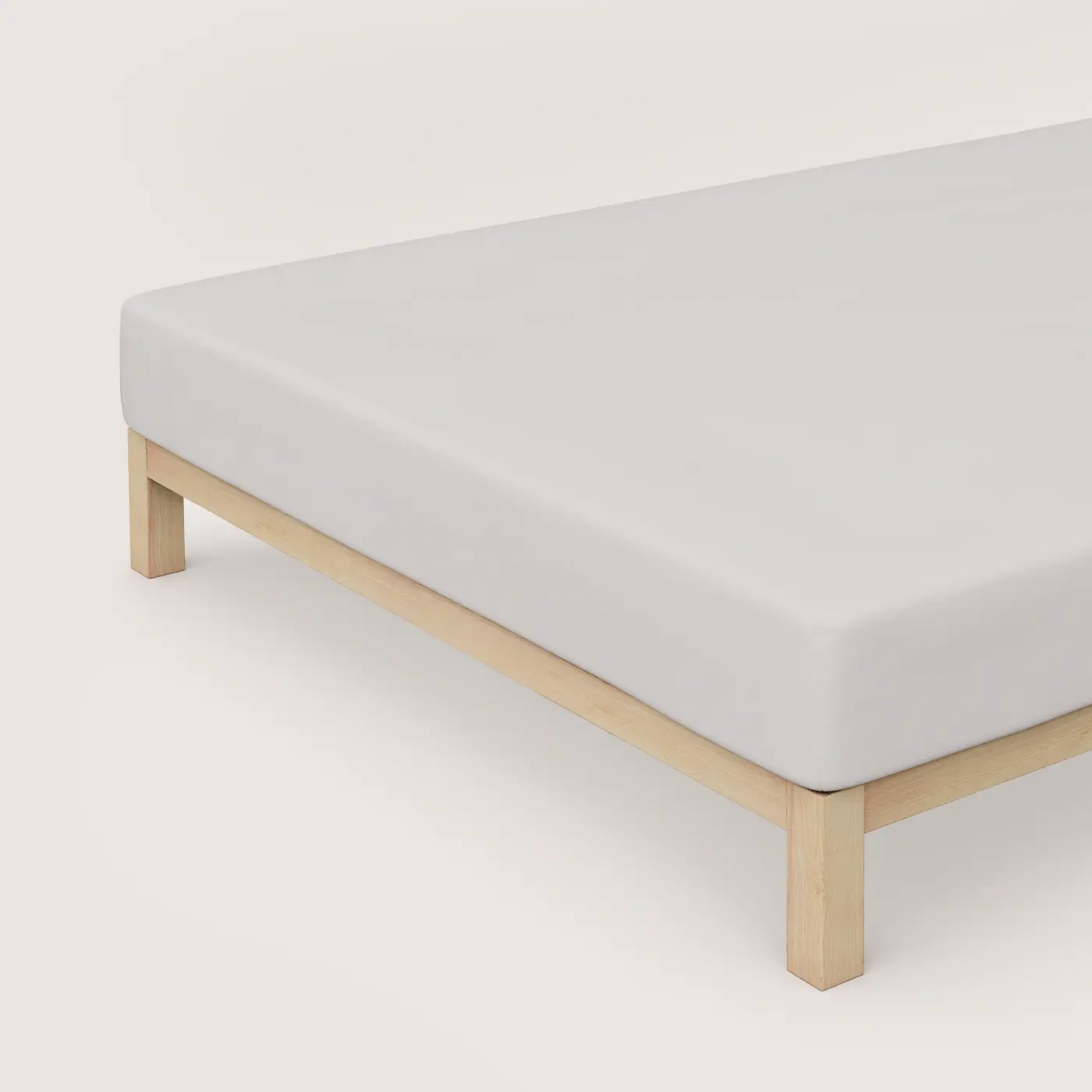 Schlafgut Spannbetttuch Pure 240x200-240x220 cm Grey Light