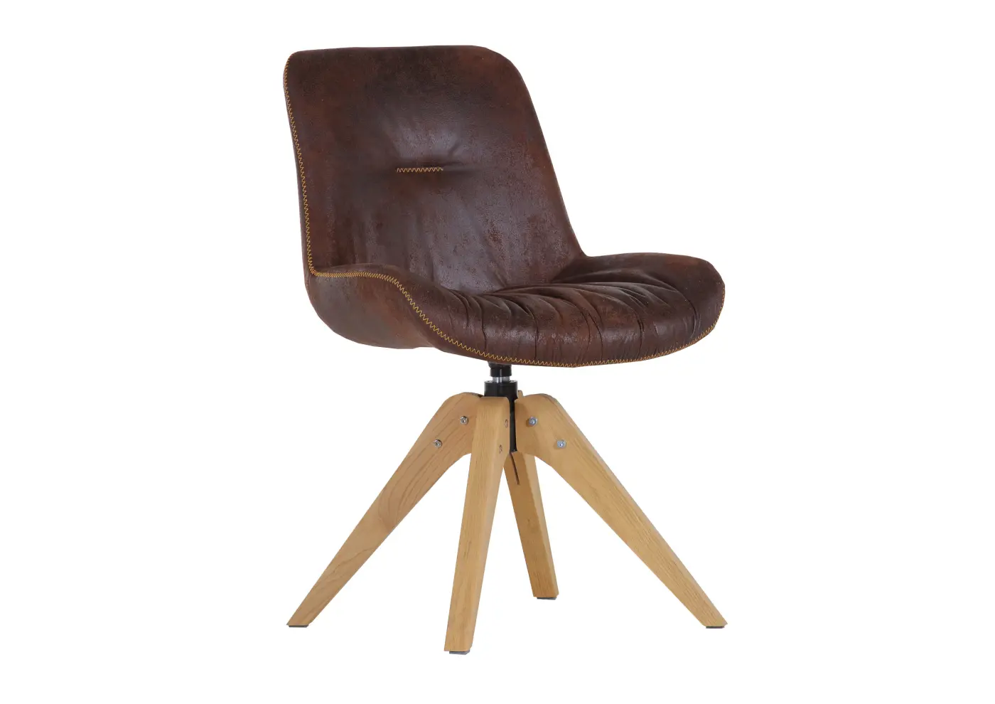 Gutmann Sessel Iggy braun antik lederlook