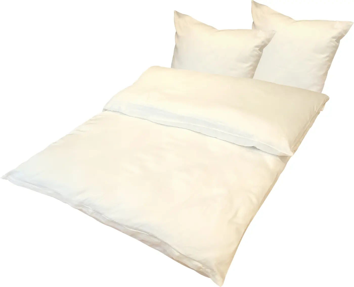 Cosima Bettwäsche Tencel Elodie Creme ca. 155x220 cm & 80x80 cm