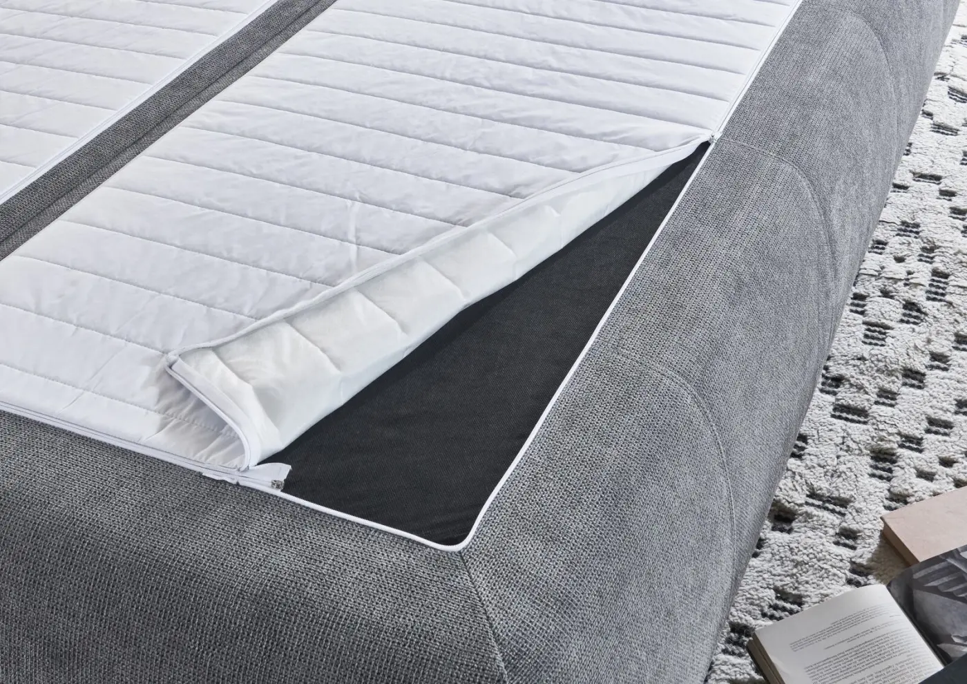 Sun Garden Schlafsofa Lenon Grau 